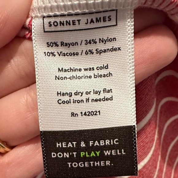 Mavi Women's Orange Barcelona High Rise Wide Leg Jeans Size 25/29 - Picture 9 of 9